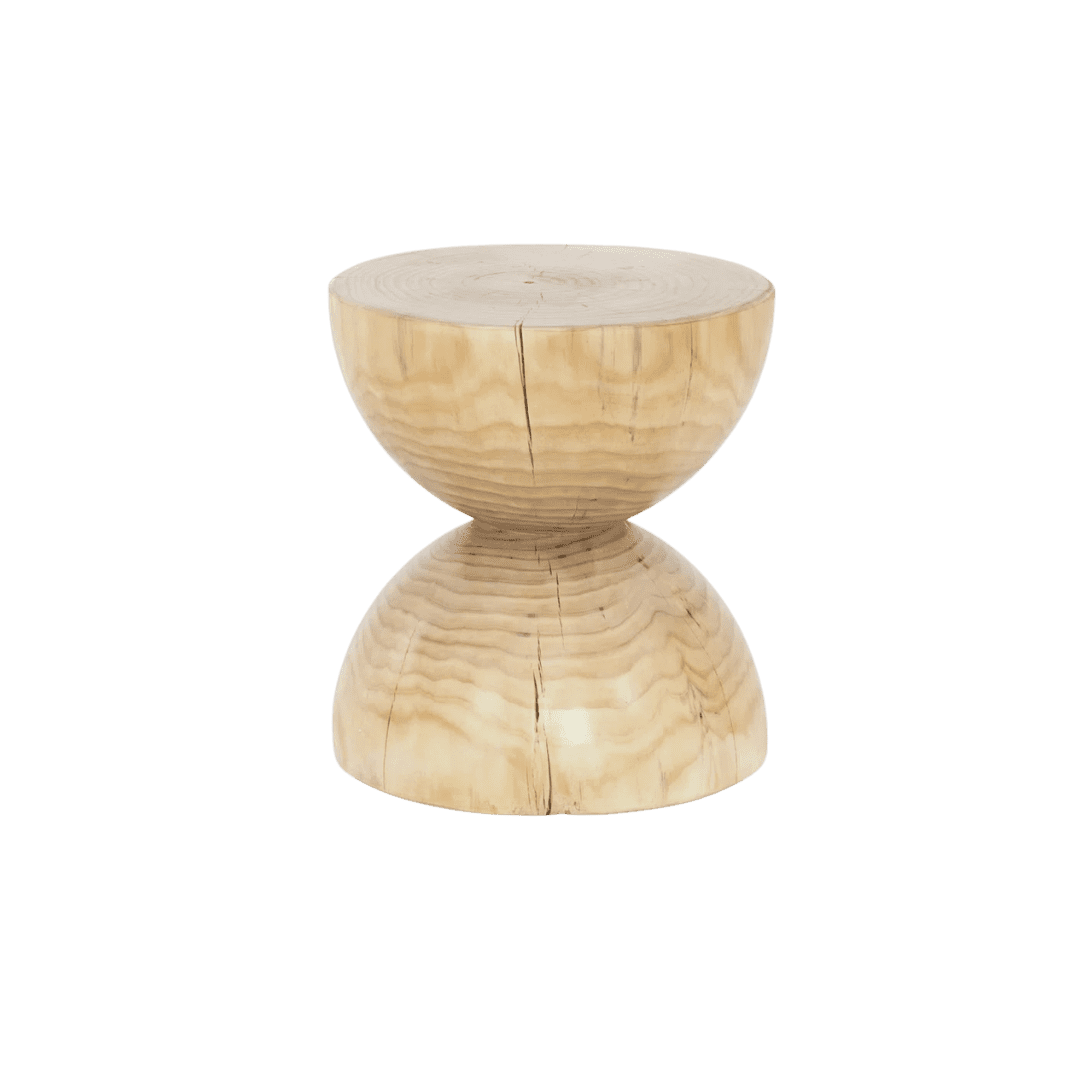 natural oak end table