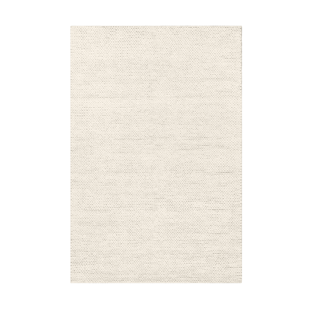 Close-up of a beige woven fabric texture with visible fibers and a subtle diagonal pattern