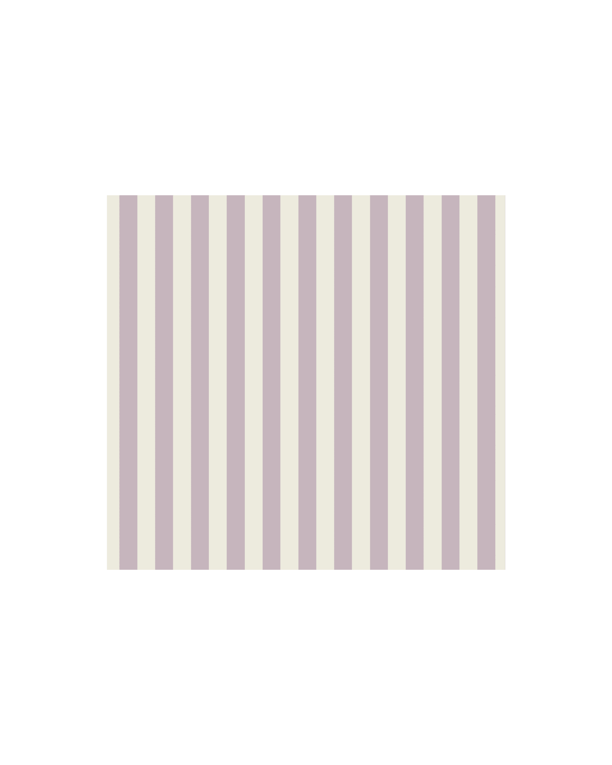 Decorative vertical lavender and cream stripes on a pale rectangle against a black background.