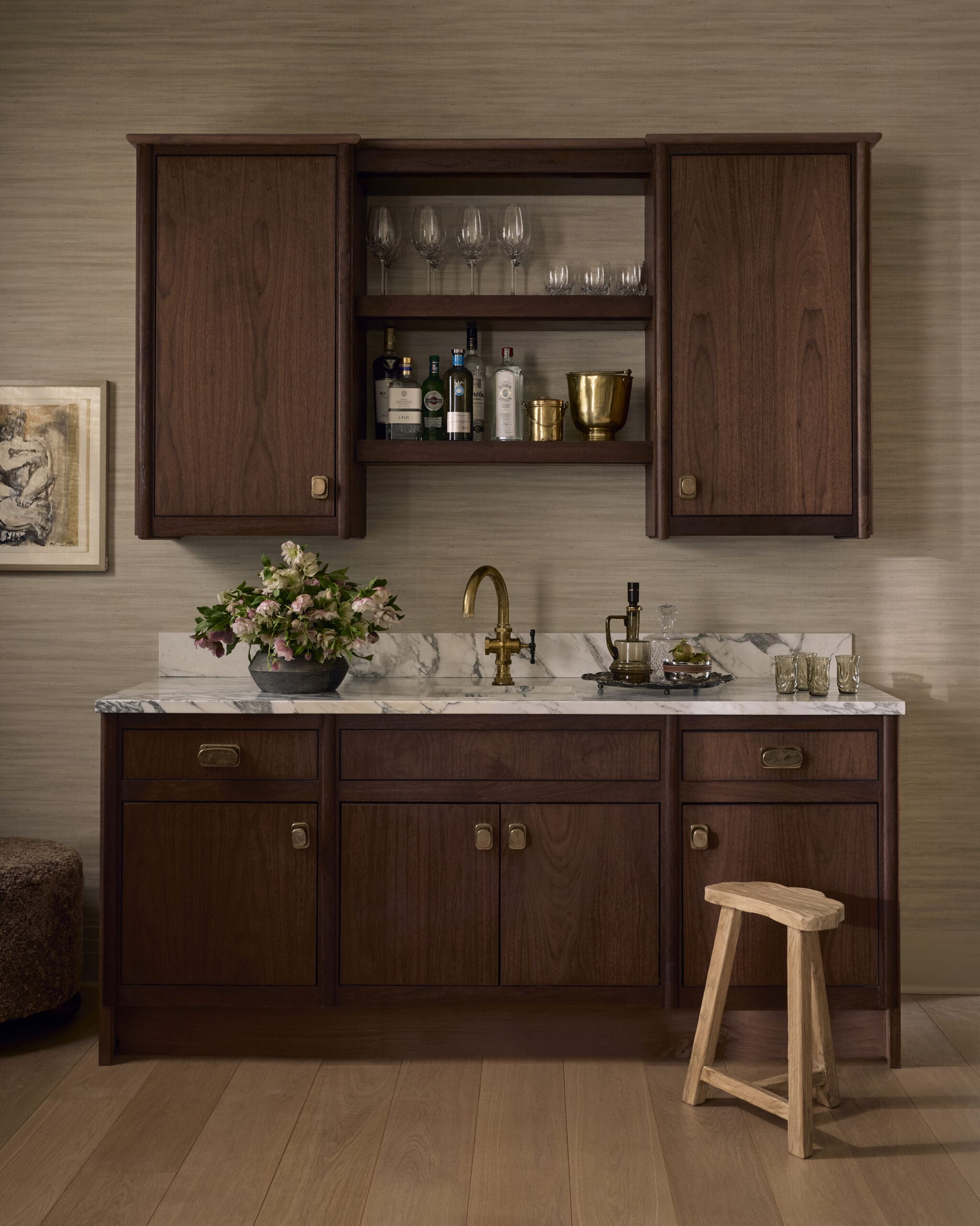 vintage wood sink