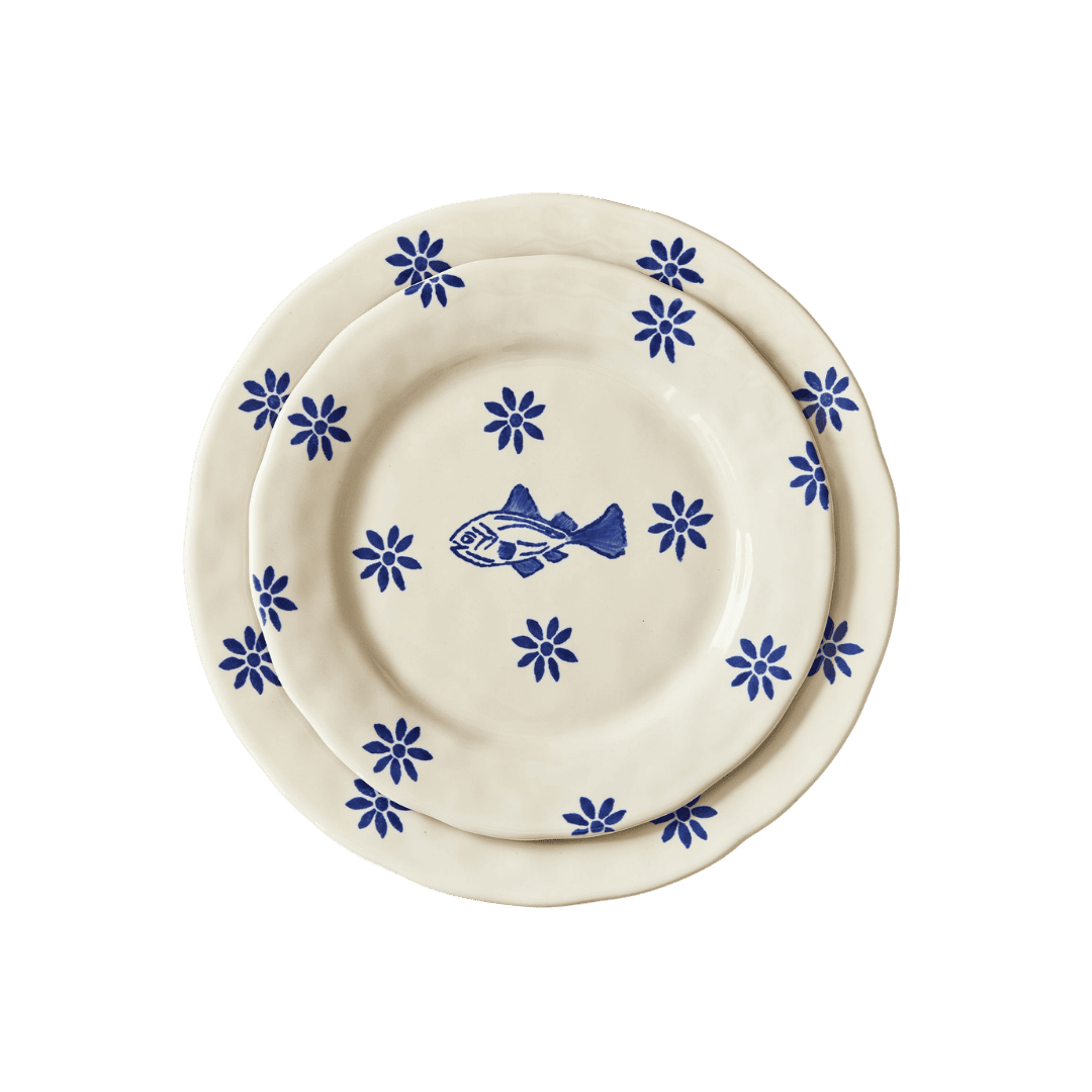 fish dinner plate