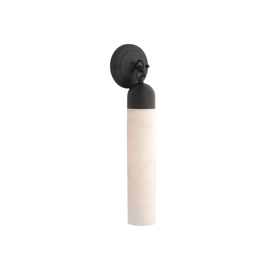 black wall sconce