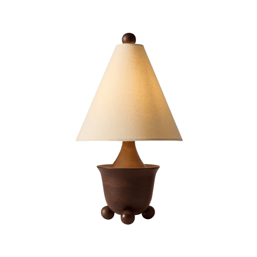 wooden table lamp